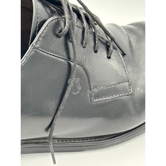 Men’s Tods Black Leather Dress Shoes Sz 10 main image 4